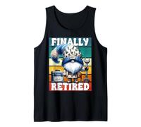 Uomo Handyman Retirement GNOME Craftsman Daddy Is Finally Retired Canotta
