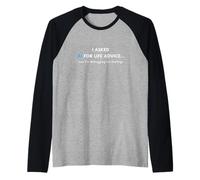 Uomo Ho chiesto all'IA Un Consiglio di Vita, Ora STO debug dei Miei Sentimenti Maglia con Maniche Raglan