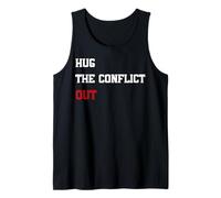 Uomo Hug The Conflict Out, Citazione di Pace di Wordplay, Nessuna guerra Canotta