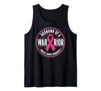Uomo Husband of A Warrior Breast Cancer Awareness Canotta