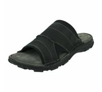 Uomo Hush Puppies Marrone o Nero Nubuck Sandali Casual/Sabot : Austin