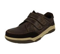 Uomo Hush Puppies Pelle Ammortizzato Suola Gancio Anello Da Fabian Doppio Strap