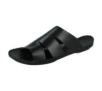Uomo Hush Puppies Nero Pelle Sabot Bellerin Marocco