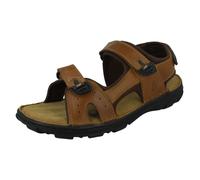 Hush Puppies Avery Sandali Casual Da Uomo Marroni Tan Pelle