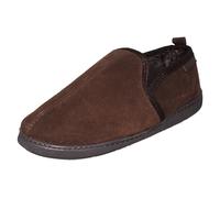 Uomo Hush Puppies Slipper Slip-On "Arnold Slipper" Suede Navy/Brown