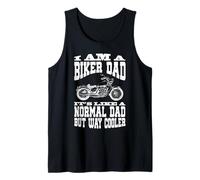 Uomo I Am A Biker Dad Motorcyle Divertente Frase per Nonno Canotta