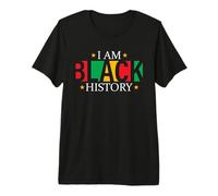 Uomo I Am Black History - Diritti Civili - Black Empowerment Maglietta Premium