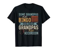 Uomo I migliori nonni suonano fisarmonica fisarmoniche musicista nonno Maglietta