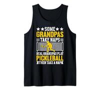 Uomo I Veri Nonni Giocano a Pickleball e Poi Fanno Un pisolino Canotta
