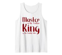 Uomo Il maestro della cassetta degli attrezzi King of the Daddy scherzi Funny Tool Dad Canotta