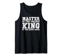 Uomo Il maestro della cassetta degli attrezzi King of the Daddy scherzi Funny Tool Dad Canotta