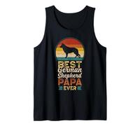 Uomo Il miglior papà Pastore Tedesco di Sempre, Festa del papà Canotta