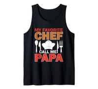 Uomo Il Mio Chef Preferito Mi Chiama papà Canotta