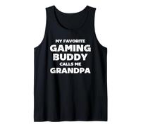 Uomo Il Mio Compagno di Gioco Preferito Mi Chiama Nonno Videogioco Nonno Canotta