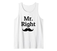 Uomo Il Signor Baffo Perfetto Canotta