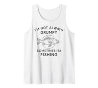 Uomo I'm Not Always Grumpy Sometimes I'm Fishing - Funny Pescatore Canotta