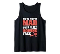 Uomo I'm Not Mad This Is My Rowing Face - Ergometro Rower Divertente Canotta