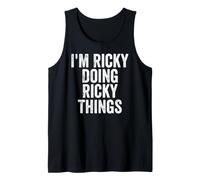 Uomo I'm Ricky Doing Ricky Things Nome Personalizzato Umorismo Canotta