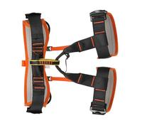 Uomo Imbracatura Arrampicata - Cintura Di Arrampicata, Attrezzature Per Alberi | Un Fascio Leggero Sicuro Per La Goccia Della Tirolese, Attrezzature Di Arresto Autunno Esterno Regolabile, Kit D