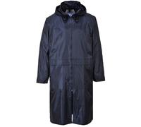 Uomo Impermeabile Lungo Giacca con Cappuccio Leggero Outdoor Classico