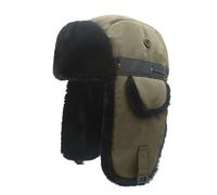 Uomo Inverno Antivento Colbacco Regolabile Pelliccia Finta Russo Paraorecchie