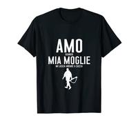 Uomo Io Amo Mia Moglie - Detto Divertente Cacciatore Caccia Papà Maglietta