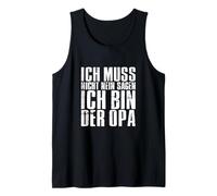 Uomo Io Non Deve Dire No Sagen ICH Bin der Opa Canotta