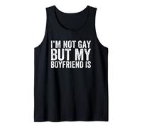 Uomo Io non sono gay ma il mio fidanzato è Canotta