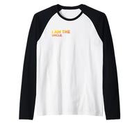 Uomo IO Sono Lo Zio Maglia con Maniche Raglan