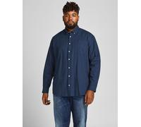 Uomo JACK & JONES Camicia Taglie Forti Tinta Unita Camicia Business Oversize.