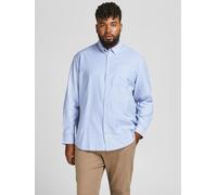 Uomo JACK & JONES Camicia Taglie Forti Tinta Unita Camicia Business Oversize.