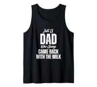 Uomo Just A Dad Who Always Came Back Funny Father's Day Canotta