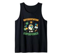 Uomo La differenziazione è Il Mio superpotere per speducator SpEd Teacher Canotta