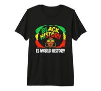Uomo La Storia Nera è Storia del Mondo Afro Pride panafricano Maglietta Premium