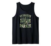 Uomo Le Mie Persone preferite Mi Chiamano Parker Nome Personalizzato Canotta