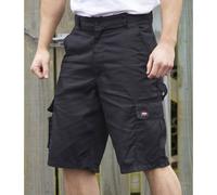 Uomo Lee Cooper Nero Pantaloncini Militari Casual, Da Lavoro Pantaloni