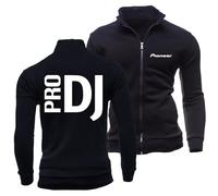 Uomo Leggero Estivo PRO DJ, Giubbino da Bici Bomber con Tasche e Zip, Giaccone Retro Mod Unisex - Adulto, per Autunnale, Bici(Black,S)