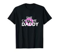 Uomo Lei mi chiama papà divertente BDSM DDLG labbra Maglietta