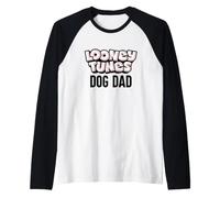 Uomo Looney Tunes Dog Dad Maglia con Maniche Raglan