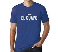 Uomo Maglietta Il Bello - El Guapo - T-Shirt Stampa Grafica Divertente Vintage Idea Regalo Originale alla Moda Blu Reale M