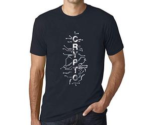 Uomo Maglietta Trader Digitali Blockchain Cripto - Digital Blockchain Crypto Traders - T-Shirt Stampa Grafica Divertente Vintage Idea Regalo Originale alla Moda Marine L