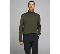 Uomo MAGLIONE sottile a collo alto a maglia a coste a manica lunga JACK & JONES