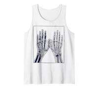 Uomo Mani X-Ray Tech Scheletro Ossa della Mano Canotta