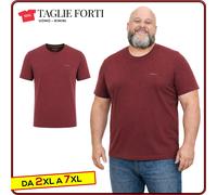 uomo manica corta t-shirt cotone TAGLIE FORTI da 2XL a 7XL Re del Mare