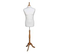 Uomo Manichino Dressmakers Display Dummy - da sarto Torso su base tripod in legno