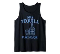 Uomo Mas Tequila Por Favor Divertente Festa Bere Canotta