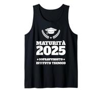 Uomo Maturità Istituto Tecnico Meccanica 2025 Canotta
