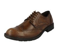 Uomo Maverick Tacco Basso Brogue Pizzo Scarpe