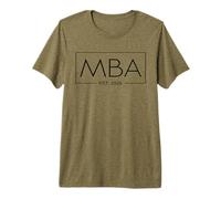 Uomo MBA 2026 Master of Business Administration Laurea Scolastica Maglietta Premium