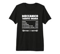 Uomo Meccanico Tariffa Oraria Regalo per Un Meccanico Maglietta Premium
